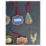 Collection of White House Holiday Ornaments and Patriotic Decorations Collection of White House Holiday Ornaments and Patriotic Decorations