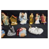 Assorted Christmas Nativity and Angel Ornaments Collection - Hallmark, PMI, Vintage Assorted Christmas Nativity and Angel Ornaments Collection - Hallmark, PMI, Vintage