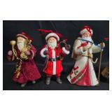 Collection of Santa Claus Figurines and Christmas Ornaments Collection of Santa Claus Figurines and Christmas Ornaments