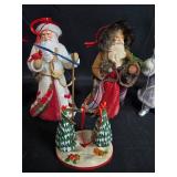 Collection of Santa Claus Figurines and Christmas Ornaments Collection of Santa Claus Figurines and Christmas Ornaments