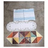 Collection of Table Runners and Placemats, Mixed Colors and Patterns Collection of Table Runners and Placemats, Mixed Colors and Patterns