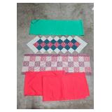Collection of Table Runners and Placemats, Mixed Colors and Patterns Collection of Table Runners and Placemats, Mixed Colors and Patterns