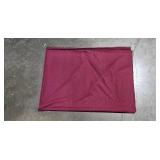 Set of Burgundy Fabric Panels or Tablecloth Leaves Set of Burgundy Fabric Panels or Tablecloth Leaves