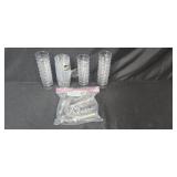 Party Supply Lot with Cups, Table Covers, Food Wrappers and Chopsticks in Storage Bin Party Supply Lot with Cups, Table Covers, Food Wrappers and Chopsticks in Storage Bin