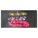 Party Costume Accessory Lot with Feather Boas, Masks, Helmets, and Leis Party Costume Accessory Lot with Feather Boas, Masks, Helmets, and Leis