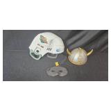 Party Costume Accessory Lot with Feather Boas, Masks, Helmets, and Leis Party Costume Accessory Lot with Feather Boas, Masks, Helmets, and Leis