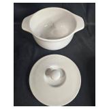Chantal Ceramic Baker and Covered Dish with Basket and Plastic Tray Chantal Ceramic Baker and Covered Dish with Basket and Plastic Tray