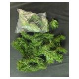 Holiday Decor Set with 4 Glass Trees, Faux Greenery, and Snow Blanket Holiday Decor Set with 4 Glass Trees, Faux Greenery, and Snow Blanket