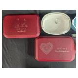Assorted Kitchenware Lot with Bakeware, Grater, Coffee Filters, and Tableware Assorted Kitchenware Lot with Bakeware, Grater, Coffee Filters, and Tableware