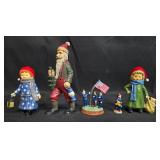 Assorted Holiday and Train Figurine Collection with Liberty Falls Pewter Set Assorted Holiday and Train Figurine Collection with Liberty Falls Pewter Set