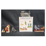 Assorted Holiday and Train Figurine Collection with Liberty Falls Pewter Set Assorted Holiday and Train Figurine Collection with Liberty Falls Pewter Set