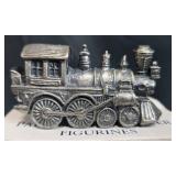 Assorted Holiday and Train Figurine Collection with Liberty Falls Pewter Set Assorted Holiday and Train Figurine Collection with Liberty Falls Pewter Set
