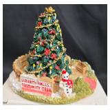 Liberty Falls Miniature Buildings Collection with Christmas Tree, Set of 4 Liberty Falls Miniature Buildings Collection with Christmas Tree, Set of 4