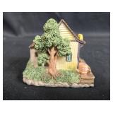 Set of 6 Vintage Miniature Village Houses by International Resourcing Services, 1994 Set of 6 Vintage Miniature Village Houses by International Resourcing Services, 1994