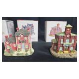 Set of 5 Liberty Falls Miniature Buildings with Boxes Set of 5 Liberty Falls Miniature Buildings with Boxes