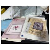 Large Lot of Needlework and Cross Stitch Supplies with Patterns and Tools Large Lot of Needlework and Cross Stitch Supplies with Patterns and Tools