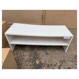Lot of 3 Wood Display Shelves Assorted Sizes Lot of 3 Wood Display Shelves Assorted Sizes