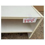 Lot of 3 Wood Display Shelves Assorted Sizes Lot of 3 Wood Display Shelves Assorted Sizes