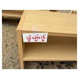 Lot of 3 Wood Display Shelves Assorted Sizes Lot of 3 Wood Display Shelves Assorted Sizes