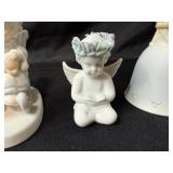 Set of Precious Moments Figurines and Bell with Tags Set of Precious Moments Figurines and Bell with Tags
