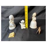 Set of Precious Moments Figurines and Bell with Tags Set of Precious Moments Figurines and Bell with Tags