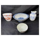 Collection of Decorative Porcelain and China Bowls and Vases Collection of Decorative Porcelain and China Bowls and Vases