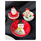 Hallmark Holiday Serving Dishware Set with Christmas Themed Bowls and Coasters Hallmark Holiday Serving Dishware Set with Christmas Themed Bowls and Coasters