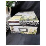 Set of Faux Floral Arrangements and Decorative Photo Storage Boxes Set of Faux Floral Arrangements and Decorative Photo Storage Boxes