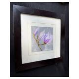 Collection of Framed Artworks and Wall Decor Including Carved Faces and Floral Prints Collection of Framed Artworks and Wall Decor Including Carved Faces and Floral Prints