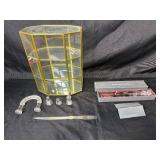 Waterford Crystal Letter Opener with Box, Glass Display Cabinet, and Crystal Figurines Collection Waterford Crystal Letter Opener with Box, Glass Display Cabinet, and Crystal Figurines Collection