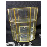 Waterford Crystal Letter Opener with Box, Glass Display Cabinet, and Crystal Figurines Collection Waterford Crystal Letter Opener with Box, Glass Display Cabinet, and Crystal Figurines Collection