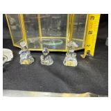 Waterford Crystal Letter Opener with Box, Glass Display Cabinet, and Crystal Figurines Collection Waterford Crystal Letter Opener with Box, Glass Display Cabinet, and Crystal Figurines Collection
