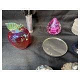Collection of Decorative Glass, Metal, and Porcelain Tabletop Items - S & P Collection of Decorative Glass, Metal, and Porcelain Tabletop Items - S & P