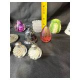 Collection of Decorative Glass, Metal, and Porcelain Tabletop Items - S & P Collection of Decorative Glass, Metal, and Porcelain Tabletop Items - S & P