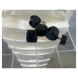 Plastic 6-Drawer Storage Tower with Craft Supplies, Ribbons, and Tape - wheels in drawer untested Plastic 6-Drawer Storage Tower with Craft Supplies, Ribbons, and Tape - wheels in drawer untested