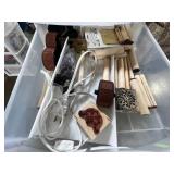 Collection of Craft Rollers, Rubber Stamps, and Stencils - drawer not inc Collection of Craft Rollers, Rubber Stamps, and Stencils - drawer not inc