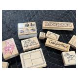 Large Assortment of Rubber Craft Stamps with Holiday and Occasion Themes Large Assortment of Rubber Craft Stamps with Holiday and Occasion Themes