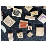 Large Assortment of Rubber Craft Stamps with Holiday and Occasion Themes Large Assortment of Rubber Craft Stamps with Holiday and Occasion Themes