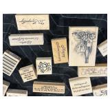 Large Assortment of Rubber Craft Stamps with Holiday and Occasion Themes Large Assortment of Rubber Craft Stamps with Holiday and Occasion Themes