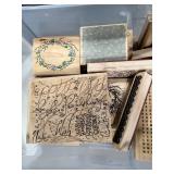 6-Drawer Storage Tower with Large Lot of Rubber Stamps - roller wheels in drawer - untested 6-Drawer Storage Tower with Large Lot of Rubber Stamps - roller wheels in drawer - untested