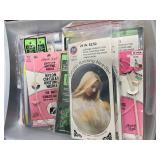 Sterilite Plastic Drawer Cart Filled with Knitting, Crochet, and Craft Supplies Sterilite Plastic Drawer Cart Filled with Knitting, Crochet, and Craft Supplies