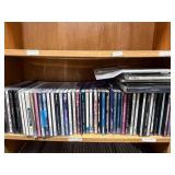 Collection of Music CDs Featuring Various Genres and Artists - shelf not inc Collection of Music CDs Featuring Various Genres and Artists - shelf not inc