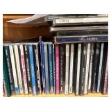 Collection of Music CDs Featuring Various Genres and Artists - shelf not inc Collection of Music CDs Featuring Various Genres and Artists - shelf not inc