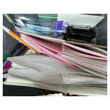 Lot of Craft Supplies with Ink Pads, Paper, Markers and Organizers Lot of Craft Supplies with Ink Pads, Paper, Markers and Organizers