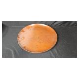 Assorted VTG Decorative Plate and Tray Collection Including Wood, Metal, Ceramic, and Woven Pieces Assorted VTG Decorative Plate and Tray Collection Including Wood, Metal, Ceramic, and Woven Pieces