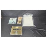 Crafting Supplies Lot with File Rack, Magnifying Sheet, Announcements, and Accessories Crafting Supplies Lot with File Rack, Magnifying Sheet, Announcements, and Accessories