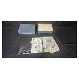 Crafting Supplies Lot with File Rack, Magnifying Sheet, Announcements, and Accessories Crafting Supplies Lot with File Rack, Magnifying Sheet, Announcements, and Accessories