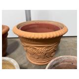 Collection of Large Outdoor Clay and Ceramic Flower Pots Collection of Large Outdoor Clay and Ceramic Flower Pots