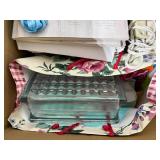 Assorted Home Decor and Storage Items with Framed Art and Baskets Assorted Home Decor and Storage Items with Framed Art and Baskets