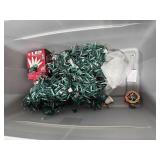 Large Holiday Decor Lot with Mini Ornaments, LED Light Sets, Royal Copenhagen Collector Plate and More Large Holiday Decor Lot with Mini Ornaments, LED Light Sets, Royal Copenhagen Collector Plate and More